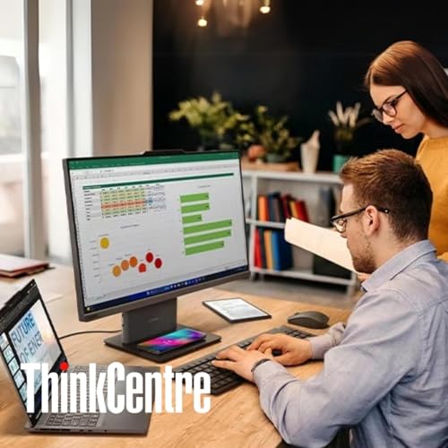 Image of Lenovo IdeaCentre 27 inch FHD All-in-One Touchscreen Desktop | 13th Gen Intel 10 Cores i7-13620H | 32GB DDR5 RAM | 1TB SSD, Wireless Keyboard & Mouse | Windows 11 Home| High Performance PC