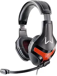 Headset Gamer Warrior Harve P2 Stereo Preto/Vermelho - PH101