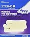 Steins Toe Separators, Non Adhesive, Non-Irritating, Washable Foam, Reduces Pain and Pressure from Corns, Bunions, Calluses and Hammertoes, Pedicure Divider, Auxiliary Device for X-ray Exams, 2 Count