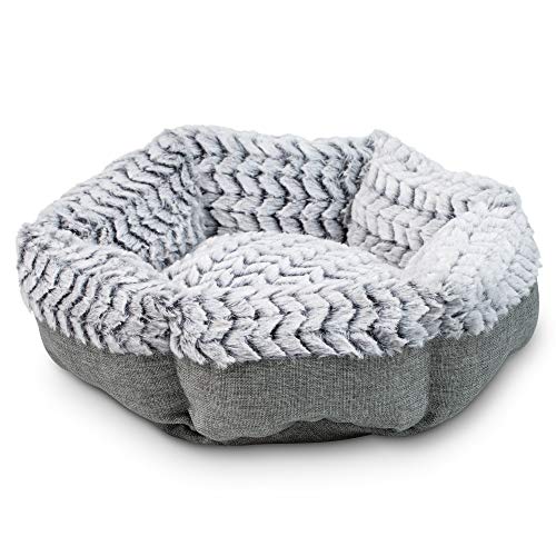 Pet Craft Supply Co. Soho Round Machine Washable Memory Foam Comfortable Ultra Soft All Season Self Warming Cat & Dog Bed