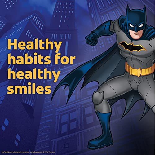Image of Colgate Kids Battery Powered Toothbrush, Batman, Extra Soft Toothbrush, Ages 3 and Up, 2 Pack, Colors May Vary