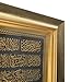 Islamic Home Decor Large Framed Hanging Wall Art Muslim Gift Ayatul Kursi 28 x 43cm (Gold)