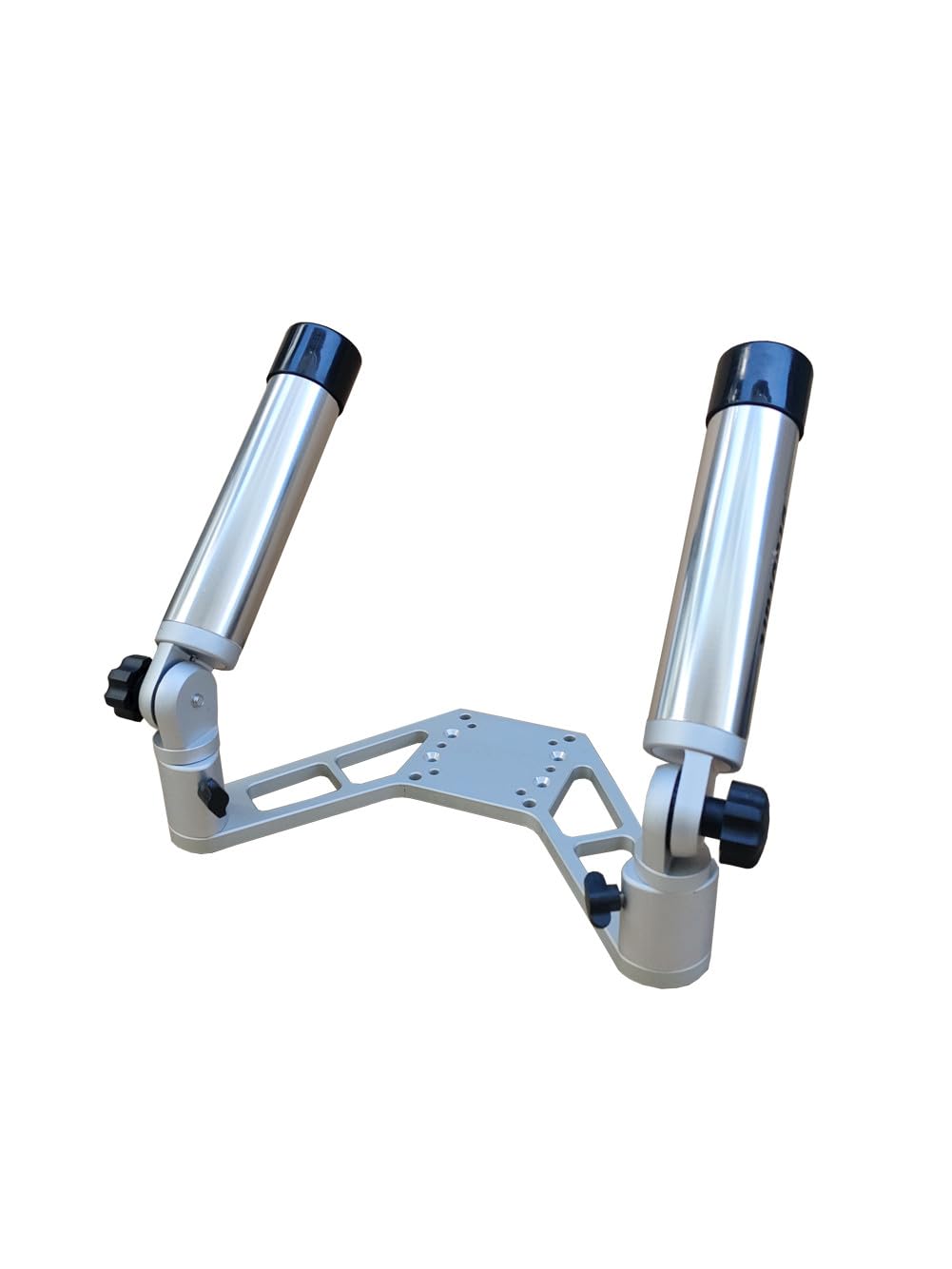 Brocraft Downrigger Dual Axis Adjustable Rod Holder, silver