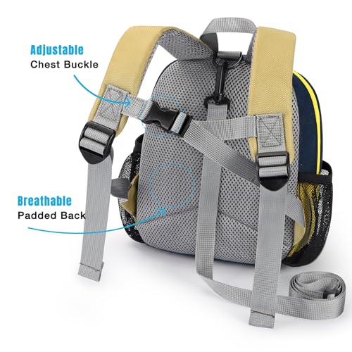 Image of STEAMEDBUN Toddler Backpack Leash for 1-3: Backpack with Leash for Boys Girls - Anti-Lost Harness Backpack for Walking