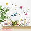 Stickers Salle Bain Stickers Muraux Enfants Thème Marin - 33 Autocollants Pour Chambre Ou Salle De Bain Décoration Murale Enfant