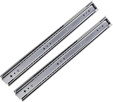 Super Heavy Slide Rail, 9.8 - 39.4 inches 250 - 1000 mm, Drawer Slides, 1 Set Left and Right Industrial Slide Rails, Soft Close, Side Mount, Cabinet, Keyboard, Tool Bo, Car Modification 40