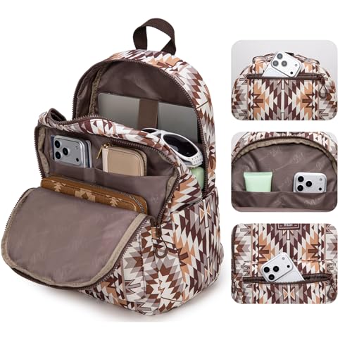 Image of Montana West Backpack Purse for Women Western Aztec Backpack Purse Lightweight Casual Daypack for Travel