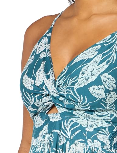 Image of Angie Women's Angie Women's Twist Front Keyhole Spaghetti Strap Dress