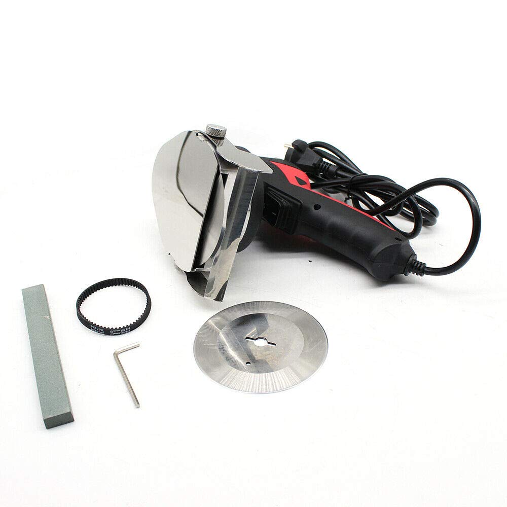 Leistungsstarke Dönerschneider Dönermesser Kebab Schneider | Edelstahl | Anpassbare Schnittstärke 1-8mm | Tragbar & Ergonomisch | Extra Klinge