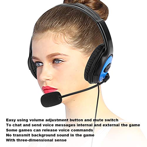 Gaming Headset, Hoofdband Stereo Game Headset, Verstelbare bedrade hoofdtelefoon met microfoon Over-ear hoofdtelefoon met microfoon voor PS4/X-ONE Gaming - Afbeelding 7