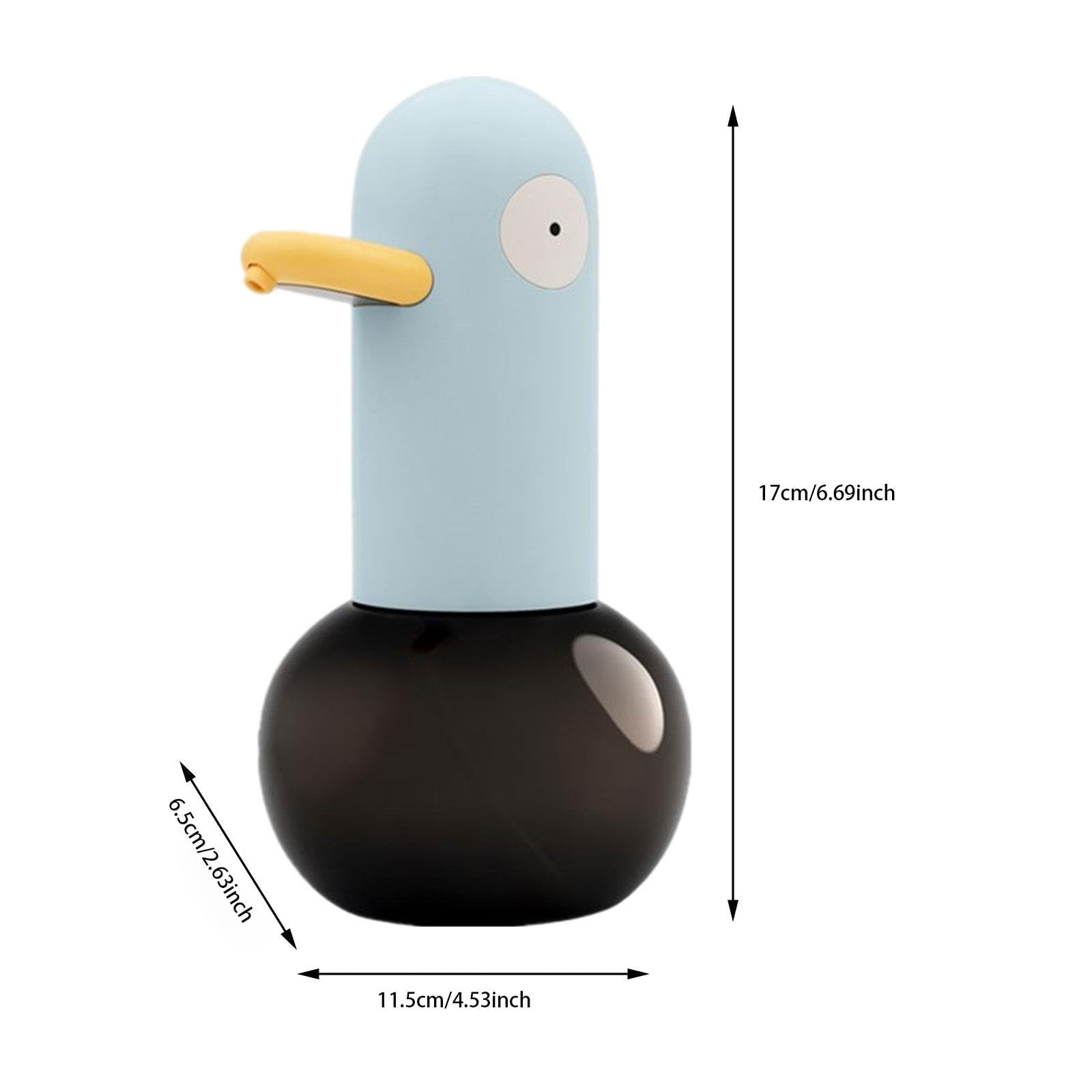MagiDeal Distributore Automatico di Sapone, distributore di Sapone in Schiuma, 400 ml, distributore di liquidi Intelligente Senza Contatto per Bambini, Doccia, Blu