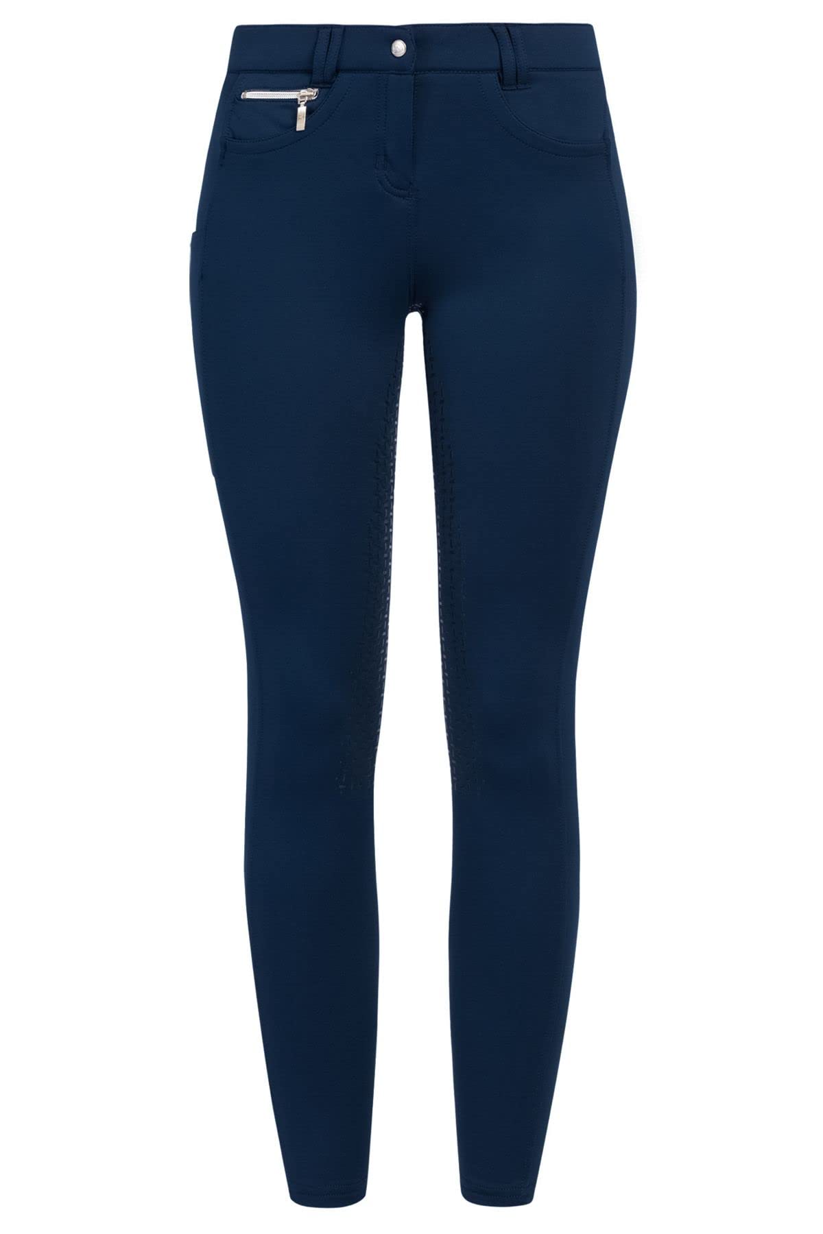 RIDERS CHOICE RidersDeal Collection - Pantaloni da equitazione invernali da donna in pile con inserti in silicone