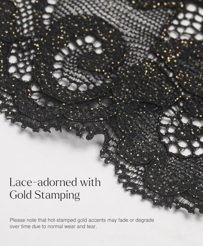 Image of Popilush Lace Corset Dress with Built in Shapewear Formal Cocktail for Women Deep V Neck Side Slit Bodycon Midi Black