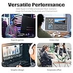 LXZ Desktop Gaming Computer, R7 5700G, 4.4GHz, 32GB DDR4, 1TB NVMe SSD - Image 5