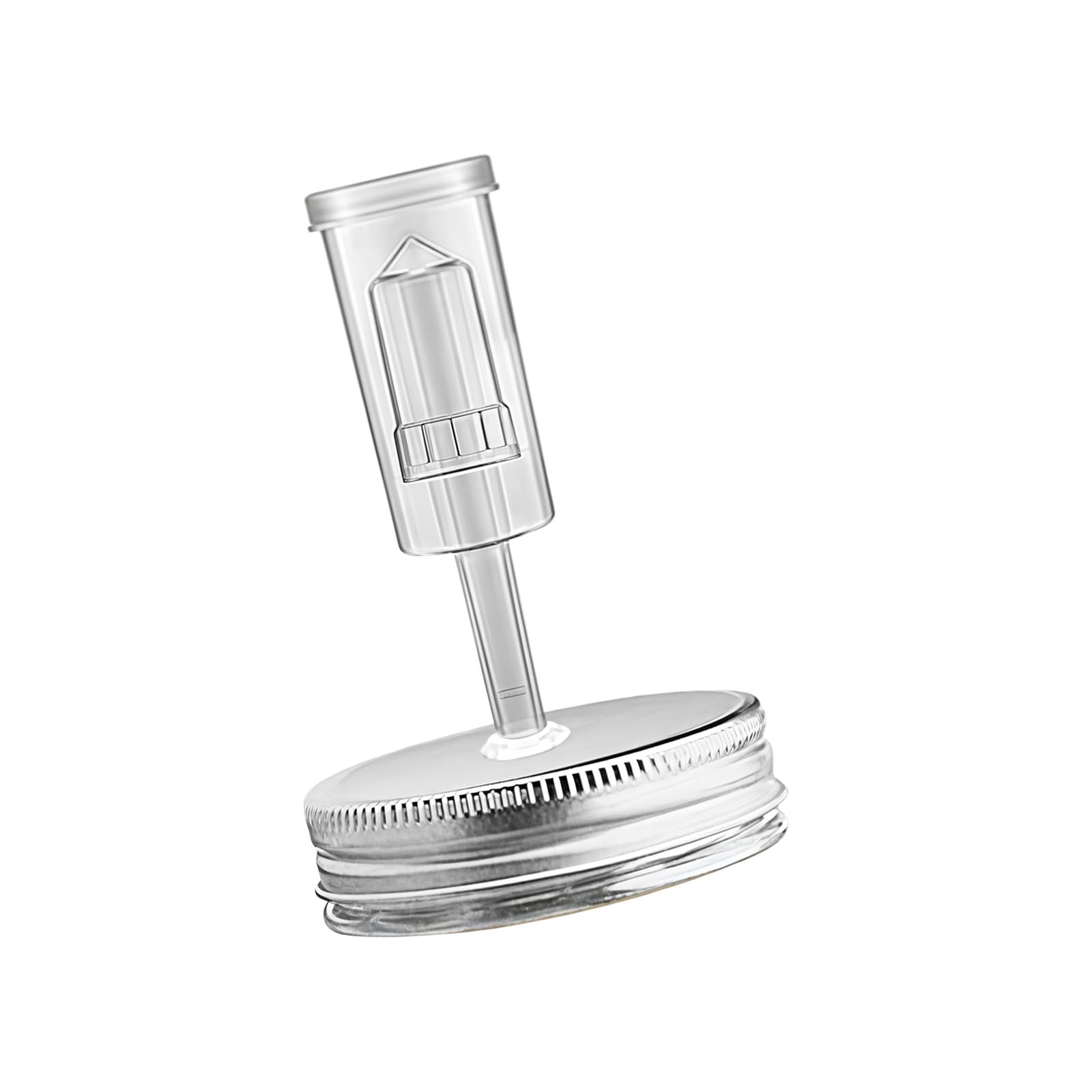 Strong Cover Set with Bubble Escape Built for 70mm Opening Glass Containers Dishwasher Safe Leaven Lid