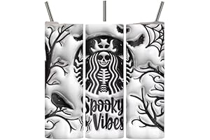 Spooky Vibes Puffy 3D Tumbler