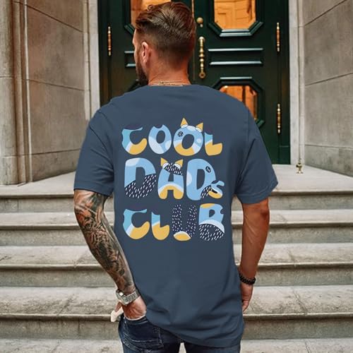 Funny Dad Shirt Men Cool Dad Club Graphic Tshirts Father's Day Shirts Dad Birthday Gift Cute Tees Dad Life Tops3