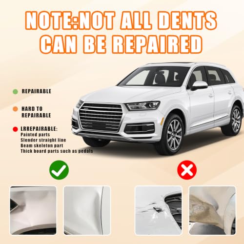 Image of Dent Puller,Powerful Car Dent Puller,Powerful Suction Dent Removal Kit for Cars,with Mini and Big,Dent Remover Tool for Car Dent Repair (1 Black + 4 Orange)