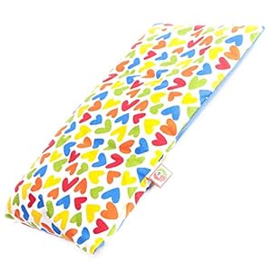 Pittenzak Warmtekussen – Pittenkussen voor Magnetron (35×18 cm) – Lijnzaadkussen – Warmtezak met Wasbare Hoes, 100…