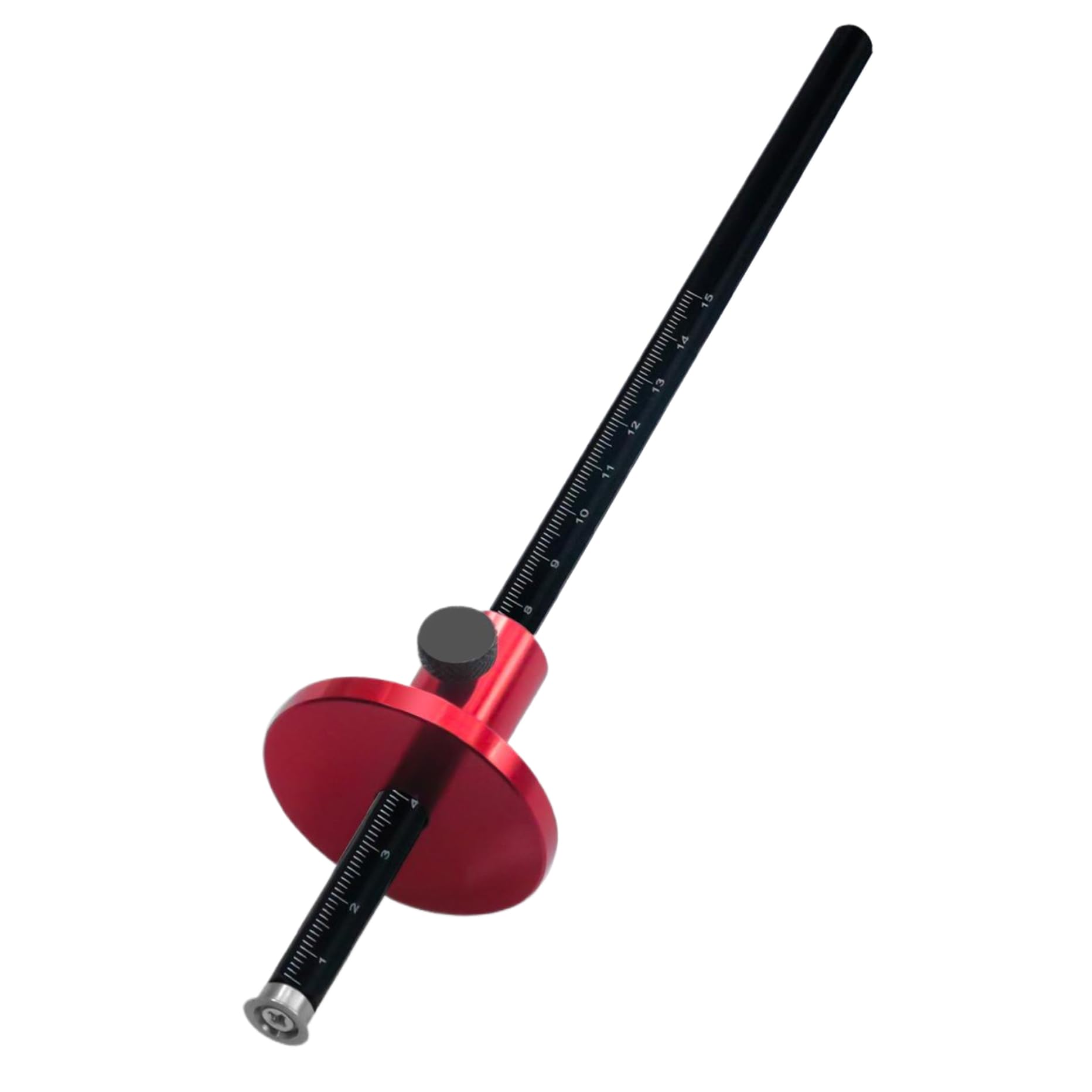 BEAHING Scribing Tool for Wood, Aluminum Alloy Marking Gauge Woodworking Scriber with Metric and Inch Scales, Mortise Parallel Wheel Marking Gauge