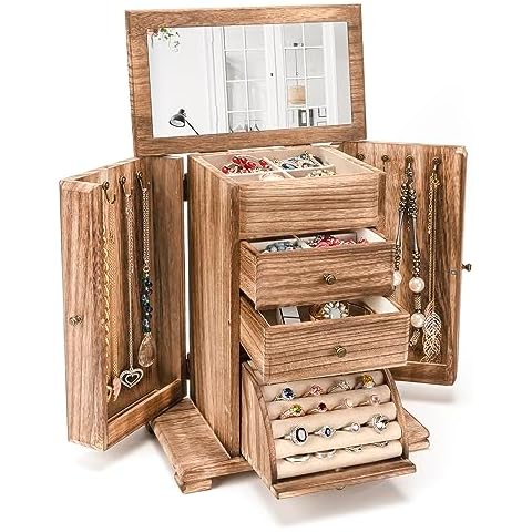 Boîte à bijoux Emfogoo en bois Cover