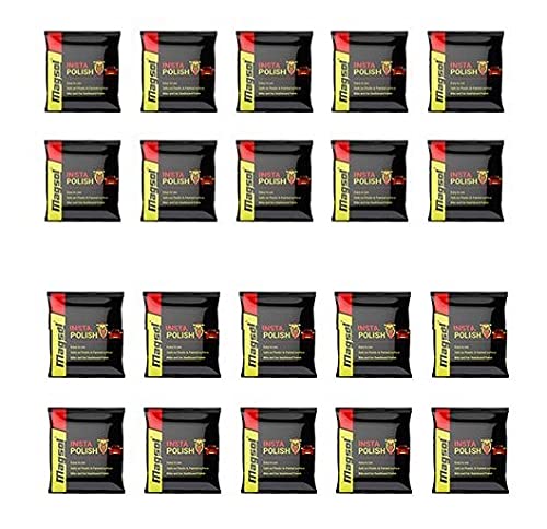 Pack of 20- MAGSOL Insta Polish Sponge for CAR and Bikes (Pack of 20)