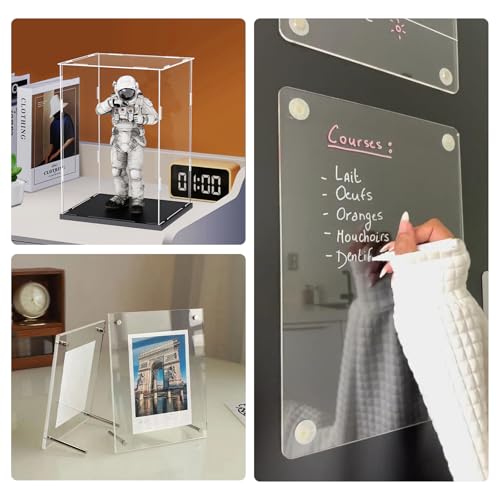 Image of 5 Pack 16x20 inch Plexiglass Sheets 0.04 inch Thick,1mm Clear Acrylic Sheet