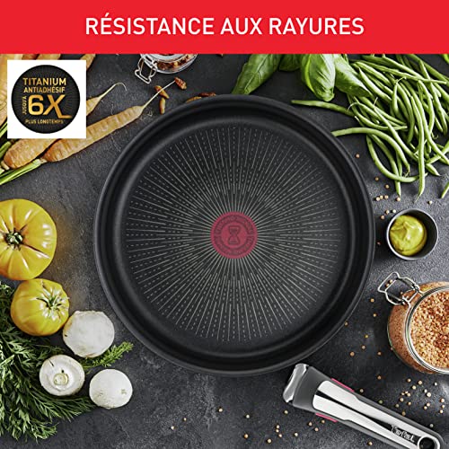 Tefal Ingenio Lot de 2 casseroles 16/20 cm + poignée amovible, Induction, Acier inoxydable, Revêtement antiadhésif, Empilable, Compatible lave-vaiselle, Fabriqué en France, Preference On L9748902 – Image 5