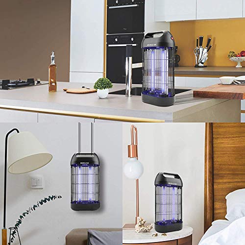 ROVLAK Elektrische insectenval, muggenlamp met 18 watt uv-licht, muggenbescherming, lamp voor keuken, woonkamer en… - Image 8