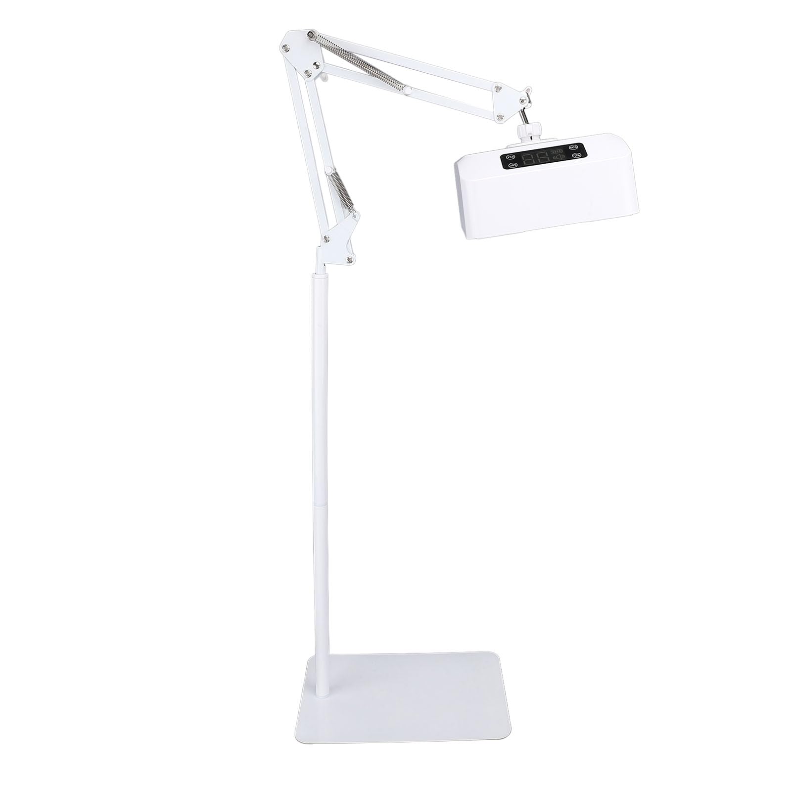 Lámpara de Uñas LED UV, Soporte Plegable, Giratorio 360°, 39 LED, Batería Recargable, Portátil para el Hogar y el Salón, para Mujeres, Temporizador, Batería de 6600 MAh (Enchufe