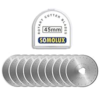 Algopix Similar Product 3 - SOMOLUX Rotary Cutter Blades 45mm 10
