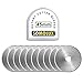Produktbild SOMOLUX Rotary Cutter Blades 45mm 10er Pack Kompatibel mit OLFA, DAFA, Truecut Ersatz, Quilten Scrapbooking Nähen Kunsthandwerk, scharf und langlebig