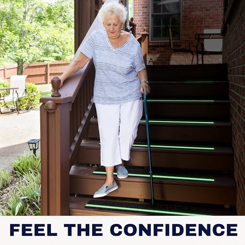 20% Off Outdoor Non-Slip Stair Treads - 12-Pack Glow in Dark