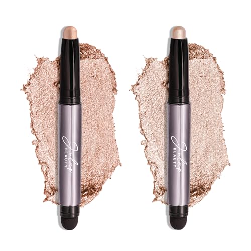 Julep-Eyeshadow-101-Creme-to-Powder-Waterproof-Eyeshadow-Stick-Duo--Long-Lasting-Crease-Proof-Easy-Apply-with-Built-in-Smudger-Champagne-Shimmer-and-Pearl-Shimmer Julep Eyeshadow 101 Crème-to-Powder Waterproof Eyeshadow Stick Duo – Long-Lasting, Crease-Proof, Easy Apply with Built-in Smudger - Champagne Shimmer and Pearl Shimmer - Image 1