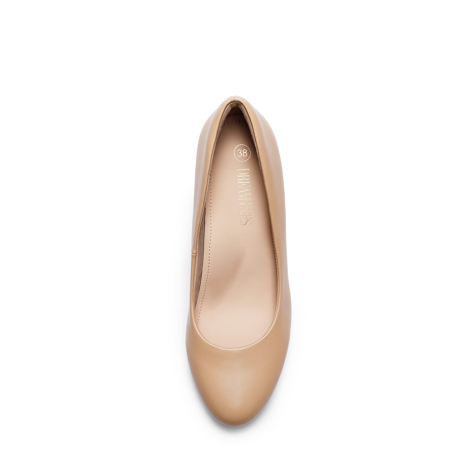 DREAM PAIRS Scarpe Eleganti con Tacco Alto Comodo Salone per Donna Tacchi Alti Classici per con Piattaforme per Feste di Lavoro Aziendali SDPU2365W-E