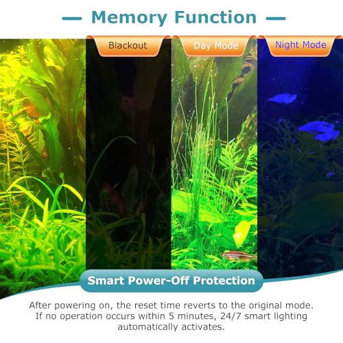 Image of hygger LED Aquarium Light for Plants, 24 /7 & DIY Mode Fish Tank Light, 28W