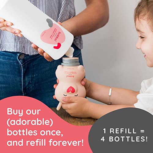 Bubbsi Coconut Oil Shampoo And Hair Conditioner For Kids And Babies | Organic Coconut Oil, Shea Butter | Sulfate-Free | Light, Natural Scent | Nourishes Curly Hair, Dry Hair, And Dry Scalp #TOP3