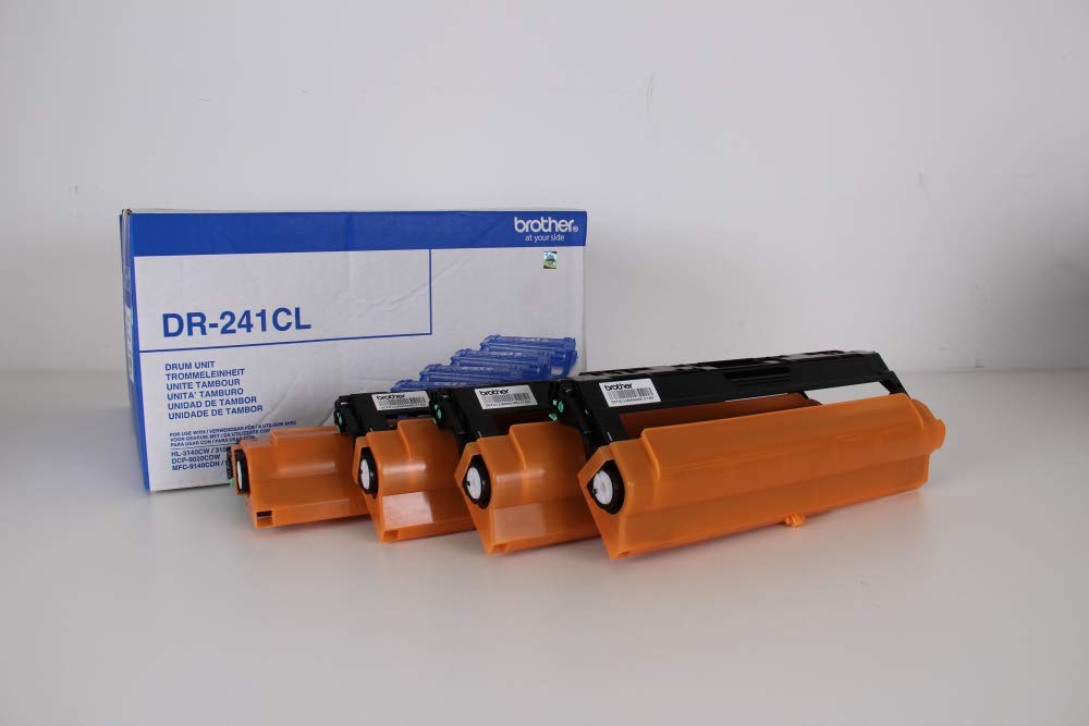 Brother DR241CL Tamburo Originale per Stampanti DCP9020CDW, HL3140CW, HL3150CDW, HL3170CDW, MFC9140CDN, MFC9330CDW, MFC9340CDW, Capacità fino a 12.000 Pagine, Nero, Ciano, Magenta, Giallo