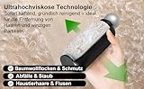 EPERSU 2 in 1 Wiederverwendbarer Gel-Fusselroller, Tierhaarentferner, Tragbarer Reise Fusselrasierer, Klebriger Fusselrolle Abwaschbar (Schwarz)