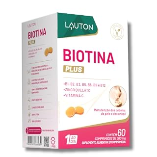 Lauton Nutrition Biotina Plus 45 mcg — 60 cápsulas