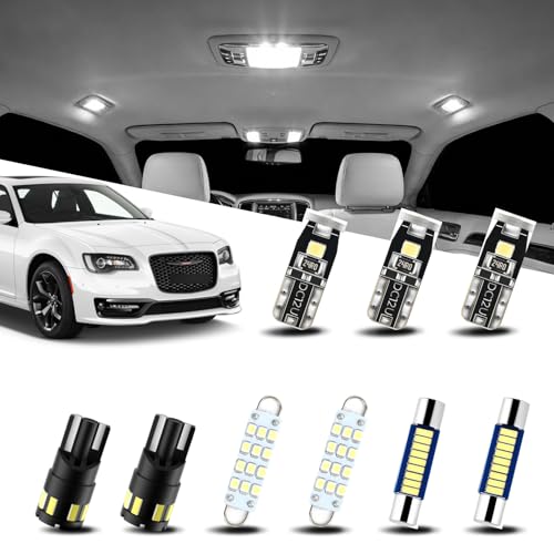Kit de 17 Lámparas LED Blanco Frío para Chrysler 300 2011-2021 miniatura 1