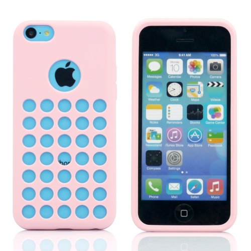 Trenro   Carcasa para iPhone 5C (TPU), Color Rosa