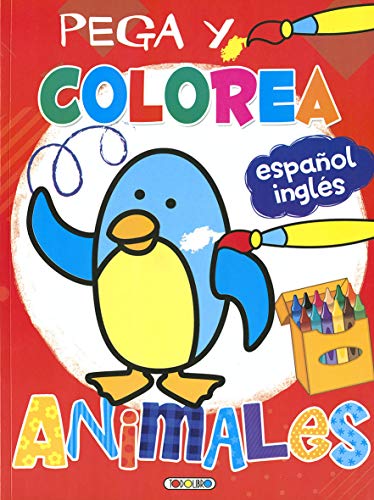 Pega y Colorea Animales