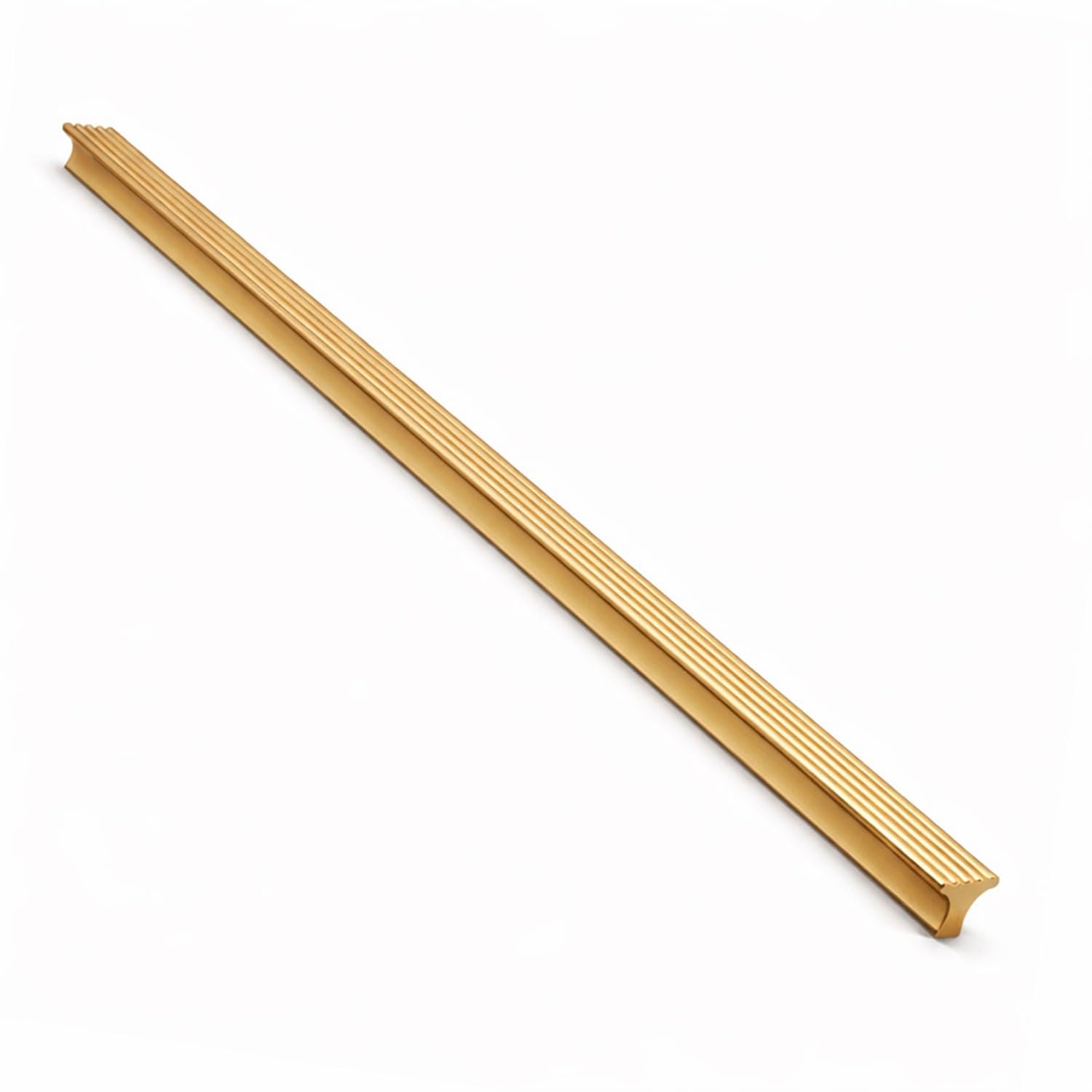 Foça Altın Çekmece Dolap Kulpu 992 mm Uzun Modern Tasarım Metal Kulp Mutfak Banyo Mobilya Kulbu