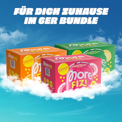 MORE Fizi, Lemon Lime, 330 ml (6er Pack) – Ansicht 5