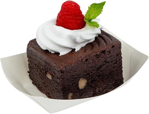 Vista 238 de Restaurantware Papel de periódico Bio Boat - 3" x 2" x 1" - Caja de 50 unidades Newsprint