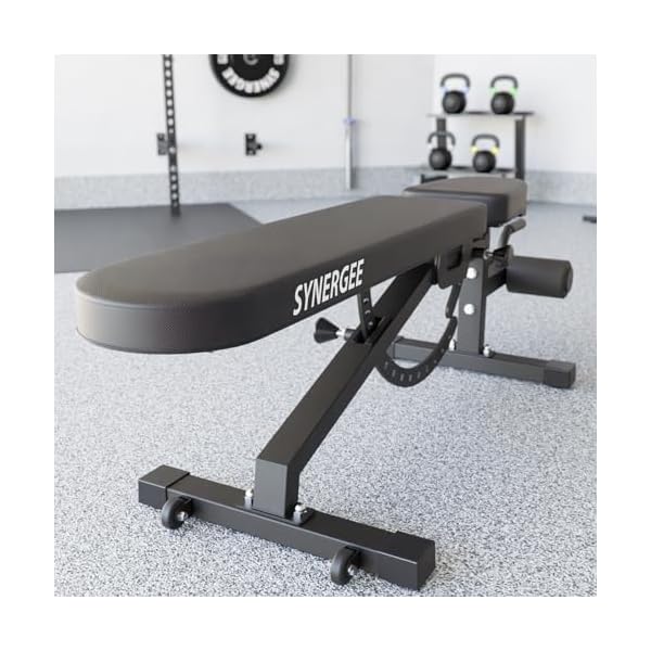 Synergee Adjustable Incline Decline Bench – Weight Bench for Home Gym - Image 5