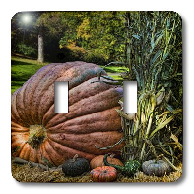 Interrupteur à bascule géant citrouille d'automne Halloween lsp_55985_2