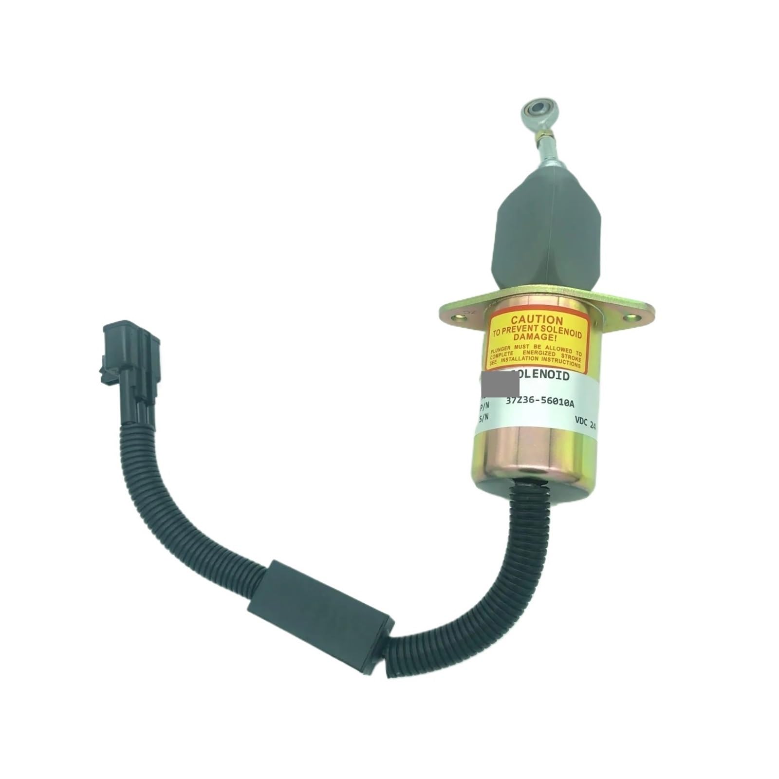 Pabzoineid Diesel Fuel Shutoff Shut off Down Stop Solenoid Valve 37Z36-56010 37Z36-56010A 37Z36-56010-A 3977620 24V