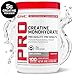GNC Pro Performance Creatine Monohydrate Powder for Women & Men, 5g Creatine Per Serving, Muscle Building, Energy Production, Endurance, Performance, 100 Servings